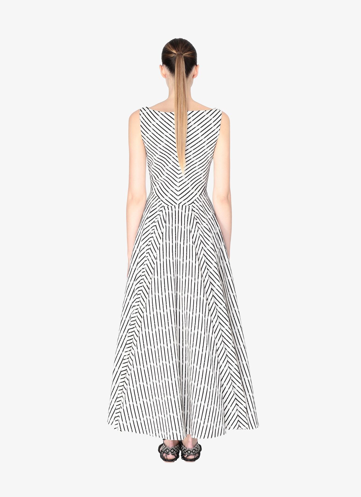 ALAÏA ELFENBEIN/SCHWARZ